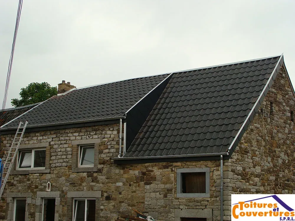 Toiture en pente