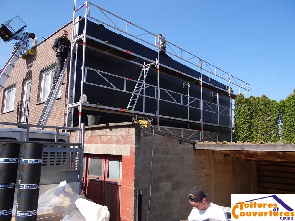 Isolation extérieure à Marchin