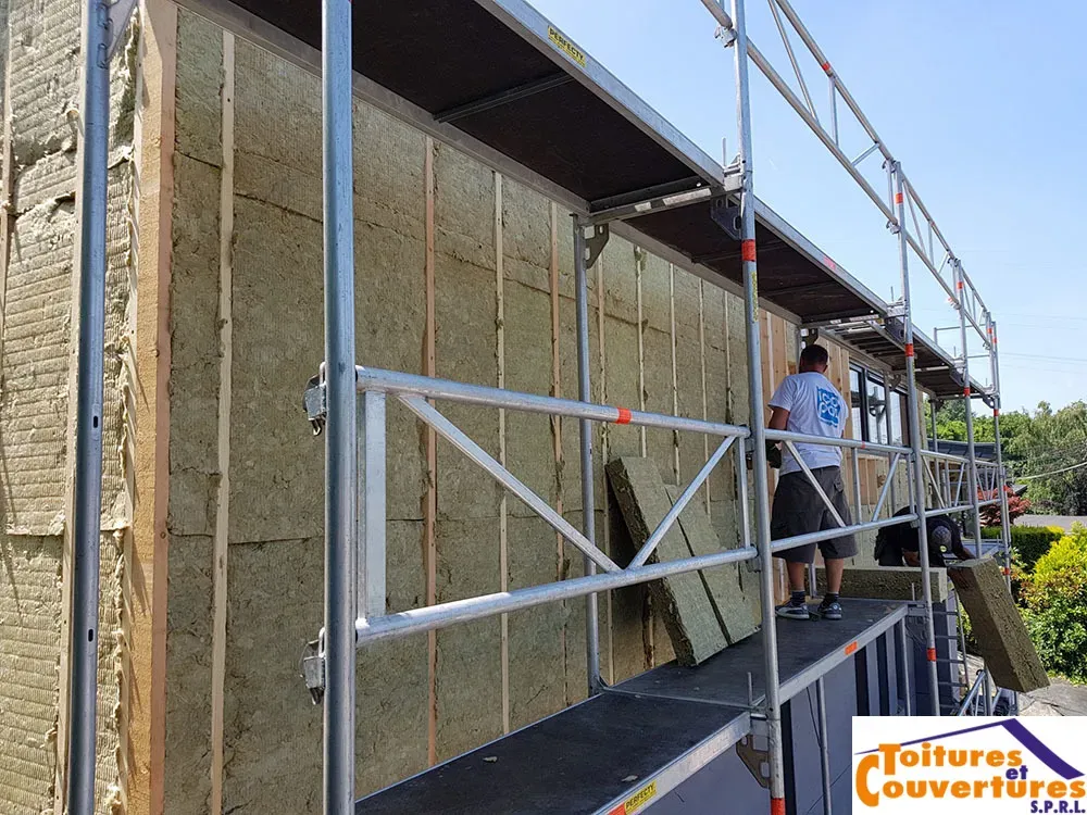 Ossature bois à Marchin